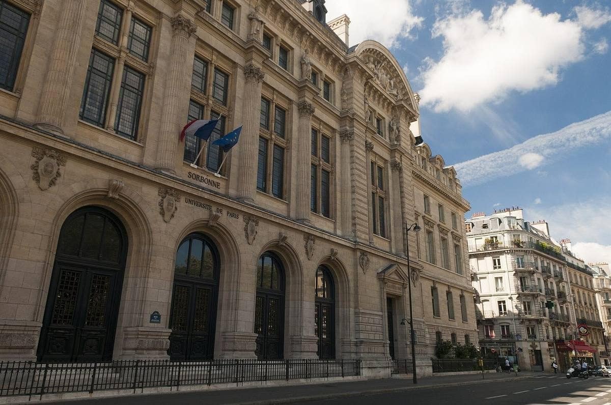 The historic Sorbonne building in Paris