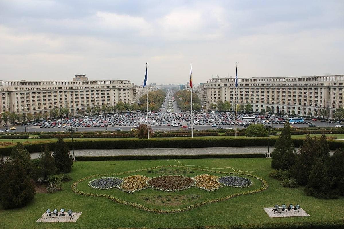 The Palace of the Parliament in Bucharest