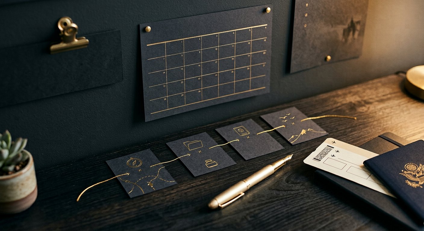 Journey planning calendar and documents