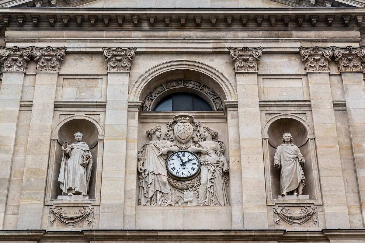 The historic Sorbonne building in Paris
