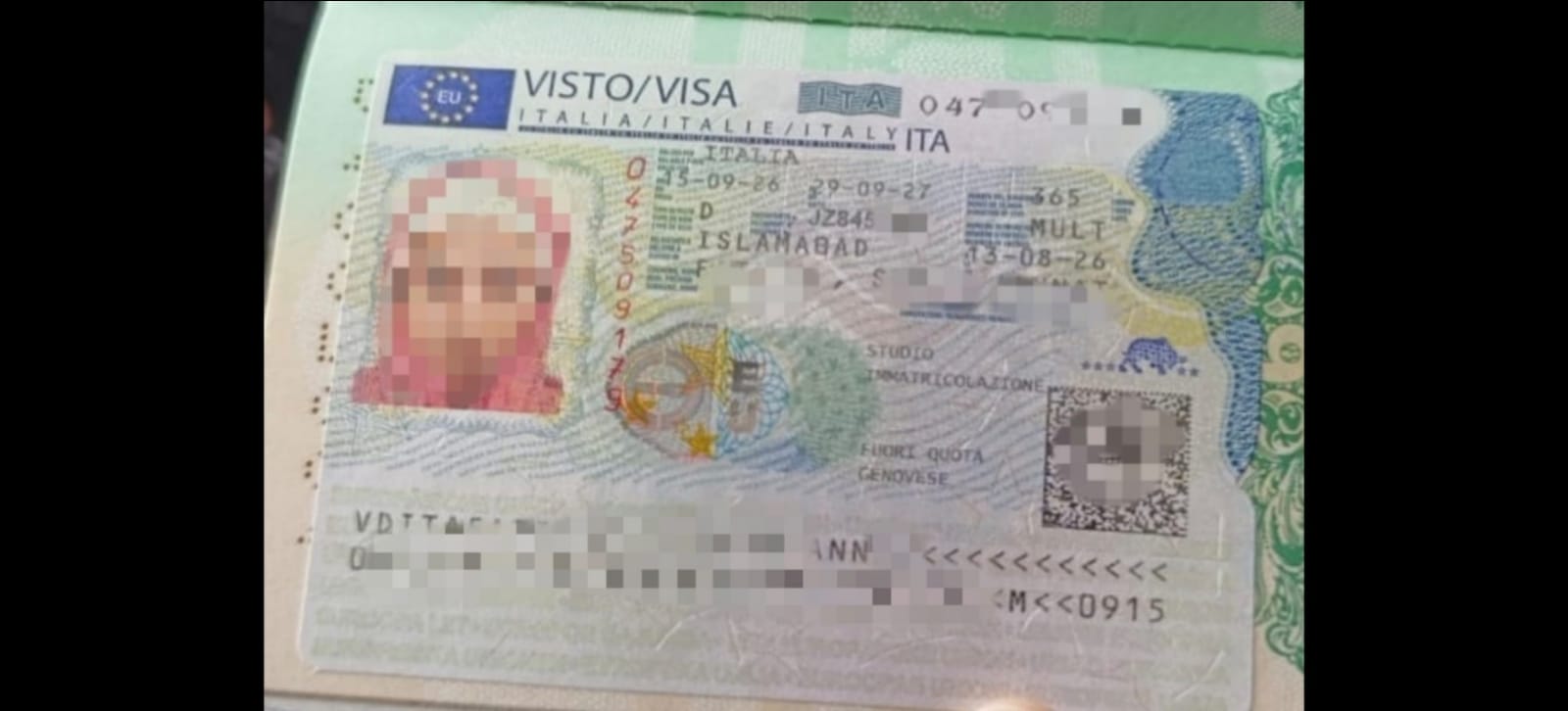 visa proof